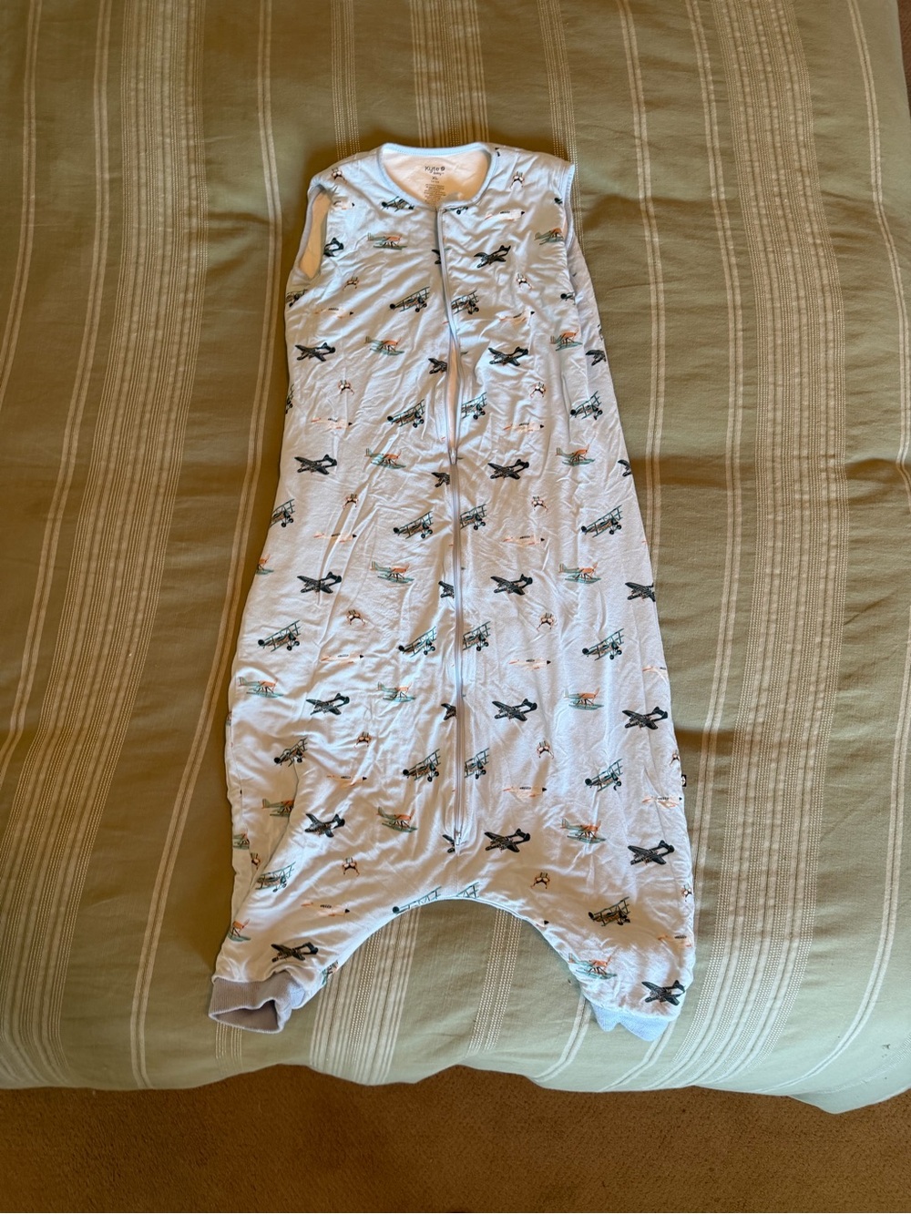 Kyte Baby XL Sleep Sack with Airplane Print